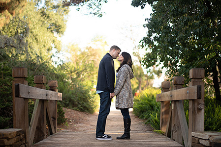 Fullerton Arboretum Engagement Photography