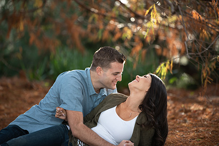 Fullerton Arboretum Engagement Photography