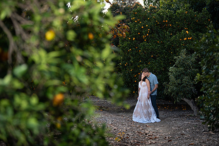 Fullerton Arboretum Engagement Photography