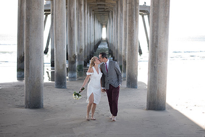 Huntington Beach Pier Engagement Photos